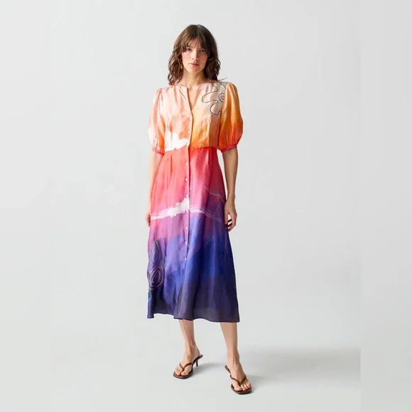 LINGUA FRANCA Psili Amos Dress $775 NEW With tag